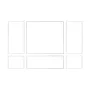 Wall Molding 3 Pack, Wainscoting Panels Kit, Lightweight Paintable Polystyrene, Easy to Install Accent Wall Trim for Interior Dé