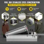 Manual Sausage Stuffer, 7 L / 15 LBS Horizontal Sausage Machine, Dual-Speed Meat Stuffer, Made of Food-Grade 304 Stainless Steel
