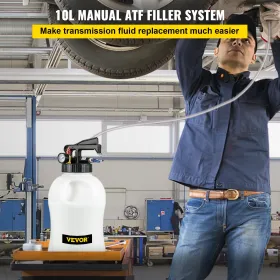 VEVOR Transmission Fluid Pump 2 Way ATF Refill System Dispenser, Oil and Liquid Extractor 10 Liter Large Capacity, Automatic Tra