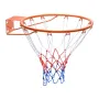 VEVOR Basketball Rim, Wall Door Mounted Basketball Hoop, Heavy Duty Q235 Basketball Flex Rim Goal Replacement with Net, Standard