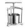 Fruit Wine Press, 1.5 Gal/5.5L, 2 Stainless Steel Barrels, Manual Juice Maker, Cider Apple Grape Tincture Vegetables Honey Olive
