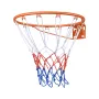 VEVOR Basketball Rim, Wall Door Mounted Basketball Hoop, Heavy Duty Q235 Basketball Flex Rim Goal Replacement with Net, Standard