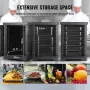 Insulated Food Pan Carrier, 82 Qt Hot Box for Catering, LLDPE Food Box Carrier with Double Buckles, Front Loading Food Warmer fo