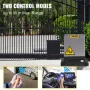 VEVOR Sliding Gate Opener, 1800 KG 4 m, Automatic Sliding Gate with 4 Remote Controllers & APP Control, Electric Rolling Drivewa