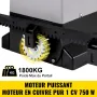 Sliding Gate Opener, 1800 KG 7 m, Automatic Sliding Gate with 4 Remote Controllers & APP Control, Electric Rolling Driveway Slid