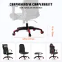 Office Chair Base Replacement, 28", 2500 lbs Static Load, Heavy Duty Universal Computer Desk Chair Stool Base Part with 5 Caster
