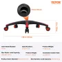Office Chair Base Replacement, 28", 2500 lbs Static Load, Heavy Duty Universal Computer Desk Chair Stool Base Part with 5 Caster
