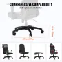 Office Chair Base Replacement, 28", 2500 lbs Static Load Capacity, Heavy Duty Universal Computer Desk Chair Stool Base Part with