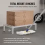 Aluminum Dunnage Rack, 36” x 20” Commercial Food Floor Rack, 8” Off the Floor, 1800 lbs Capacity All-Welded Aluminum Storage Rac
