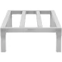 Aluminum Dunnage Rack, 36” x 20” Commercial Food Floor Rack, 8” Off the Floor, 1800 lbs Capacity All-Welded Aluminum Storage Rac