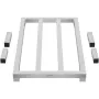 Aluminum Dunnage Rack, 36” x 20” Commercial Food Floor Rack, 8” Off the Floor, 1800 lbs Capacity All-Welded Aluminum Storage Rac