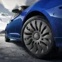 Wheel Rim Cover Hubcaps, 19 in, 2020-2024 Model Y Fully Fit Hubcap with Snap, Guard Tape & Valve Nozzle Hole, ABS & PC Hubcap wi