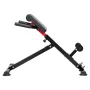 Roman Chair Hyperextension bænk, 250 lbs justerbar og foldbar