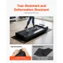 Treadmill Mat for Carpet Floor, 600 x 1300 x 4 mm Exercise Equipment Mat for Elliptical and Walking Pad, High Density PVC Floor 