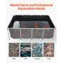 Canvas Fish Dam, 470 Gal Above Ground Fish Dam, PVC Koi Tank