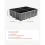 Canvas Fish Dam, 470 Gal Above Ground Fish Dam, PVC Koi Tank