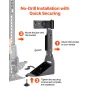High Lift Jack Mount Bracket, Farm Jack Holder Mounting Bracket Kit, Mount Carrier for Off Road Heavy-Duty Jacks, Compatible Wit