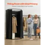 VEVOR Fitting Room, Portable Dressing Room with Thick Polyester Curtains, Privacy Space with Shading Curtain and a Hook, for Bou