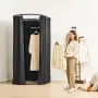 VEVOR Fitting Room, Portable Dressing Room with Thick Polyester Curtains, Privacy Space with Shading Curtain and a Hook, for Bou