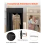VEVOR Fitting Room, Portable Dressing Room with Thick Polyester Curtains, Privacy Space with Shading Curtain and a Hook, for Bou