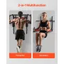 VEVOR Multifunctional Pull Up Bar, Wall Mounted Chin Up Bar Dip Station for Home Gym, Heavy Duty Steel Upper Body Workout Pull U