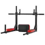 Multifunctional Pull Up Bar, Wall Mounted Chin Up Bar Dip Station for Home Gym, Heavy Duty Steel Upper Body Workout Pull Ups, Po
