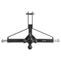 VEVOR 3 Point Trailer Hitch with 2 in Receiver, 3pt Quick Hitch Attachment, Heavy Duty Tractor Tow Drawbar Adapter, Compatible w