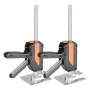 Labor Saving Arm Jack, 2 PCS 200 kg Bearing Capacity, Lifting up to 195 mm, Metal Hand Lifting Jack Tool with Magnetic Level, 2 