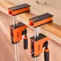 Bar Clamps for Woodworking, 2-Pack 91.4 cm Parallel Clamp Set, F-Clamp with 680 kg Load Limit, Even Pressure, High-strength Plas
