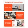 Labor Saving Arm Jack, 2 PCS 200 kg Bearing Capacity, Lifting up to 165 mm, Metal Hand Lifting Jack Tool with Magnetic Level, 2 