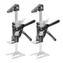 Labor Saving Arm Jack, 2 PCS 200 kg Bearing Capacity, Lifting up to 165 mm, Metal Hand Lifting Jack Tool with Magnetic Level, 2 