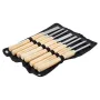 Wood Lathe Turning Tool Set, 8PCS, Lathe Chisel Set with Carbon Steel Blade, 2 Skew, 1 Spear Point, 1 Parting, 1 Round Nose, 3 G