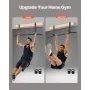 Joist Mount Pull Up Bar, Ceiling Mounted Chin Up Bar for Home Gym, Multi-Grip Pull Ups, 42 in Width Multifunctional Training Sta