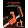 Bar Clamps for Woodworking, 2-Pack 76.2 cm Parallel Clamp Set, F-Clamp with 680 kg Load Limit, Even Pressure, High-strength Plas