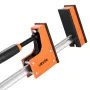 Bar Clamps for Woodworking, 2-Pack 76.2 cm Parallel Clamp Set, F-Clamp with 680 kg Load Limit, Even Pressure, High-strength Plas