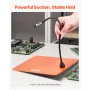 Magnetic Helping Hands Soldering Station, 4 Flexible Arms Third Hand Tool, with 6 PCB Pillar Holders & 360 Hot Air Gun Holder, H
