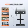 TV Stand Mount, Drejeligt Høj TV Stand til 32 til 65 tommer TV