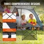 Foldning af campingbord, udendørs bærbare sideborde, let fold