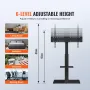 TV Stand Mount, Drejeligt Høj TV Stand til 32 til 85 tommer TV