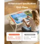 VEVOR 1500 Piece Puzzle Table with Folding Legs, 4 Drawers and Cover, 86x63cm Portable Wooden Board, Felt Surface Jigsaw Puzzle 