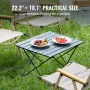 Folding Camping Table, Outdoor Portable Side Tables, Lightweight Fold Up Table, Aluminum Alloy Ultra Compact Work Table with Car