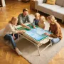 1500 Piece Puzzle Table with Folding Legs, 4 Drawers and Cover, 86x63cm Portable Wooden Board, Felt Surface Jigsaw Puzzle Access