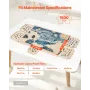 1500 Piece Rotating Puzzle Board with 5 Drawers and Cover, 86x63cm Portable Wooden Table, Jigsaw Puzzle Accessories for Adults, 