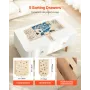 1500 Piece Rotating Puzzle Board with 5 Drawers and Cover, 86x63cm Portable Wooden Table, Jigsaw Puzzle Accessories for Adults, 