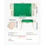 1500 Piece Puzzle Table with Folding Legs, 4 Drawers and Cover, 86x63cm Portable Wooden Board, Felt Surface Jigsaw Puzzle Access