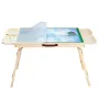 VEVOR 1500 Piece Puzzle Table with Folding Legs, 4 Drawers and Cover, 86x63cm Portable Wooden Board, Felt Surface Jigsaw Puzzle 