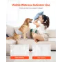 Disposable Male Dog Diapers, Super Absorbent Male Dog Wraps, 360 ° Leak-Proof Belly Bands with Wetness Indicator for Doggies in 
