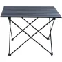 Folding Camping Table, Outdoor Portable Side Tables, Lightweight Fold Up Table, Aluminum Alloy Ultra Compact Work Table with Car