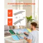 1000 Piece Rotating Puzzle Board with 4 Colorful Felt Drawers and Cover, 73x53cm Portable Wooden Table, Adjustable 2-Tilting-Ang