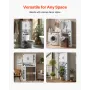 Over The Toilet Storage Cabinet, 168 cm Height Bathroom Storage Organizer with Double Door and Adjustable Shelf, Bathroom Space 